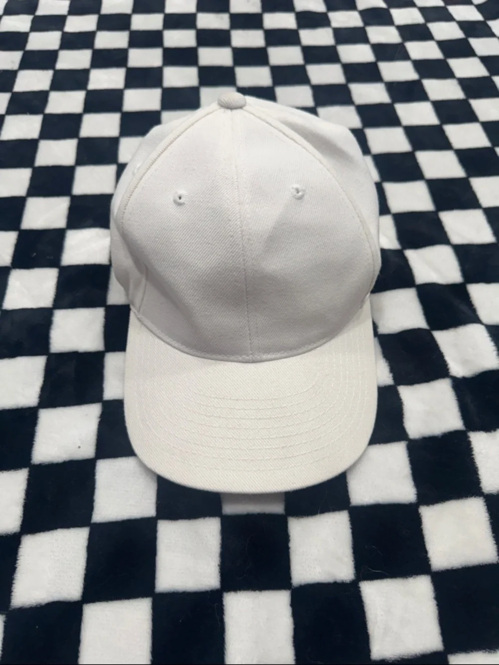 Kids Classic White Baseball Cap - Soft Cotton Hat